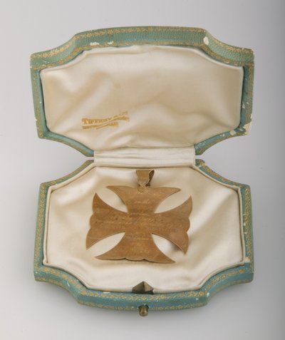 Maltesisk korsheng tildelt Bertha Palmer av Unknown artist