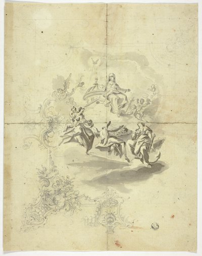 Maria i himmelen av Unknown artist