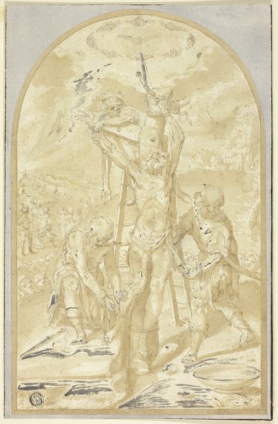 Saint Bartholomews martyrium av Unknown artist