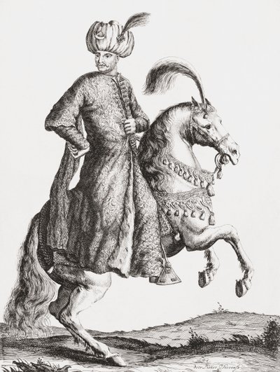 Mehmed IV, også kjent som Mehmet IV og Mehmed eller Mehmet the Hunter av Unknown artist
