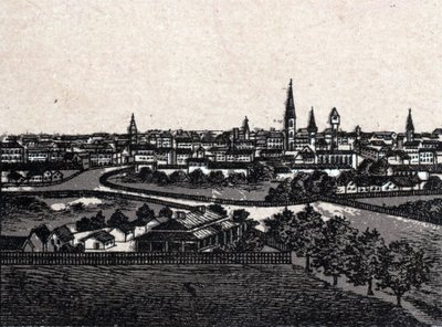 Melbourne, Australia; General View. in “The World Illustrates 168 Views” Undated (late 19th century) av Unknown artist