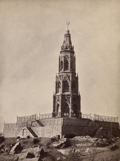 Minnemonument over de britiske soldatene i 1859 av Unknown artist