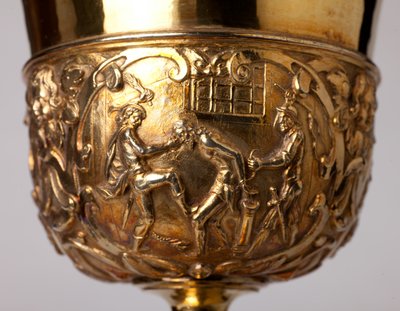 Metallsmedarbeid. Beger. Gave fra kaniken A. Le Vaillant de la Bassarderie, dekan ved katedralen kapittel 1726 til 1758. 1700-tallet. Detalj. av Unknown artist
