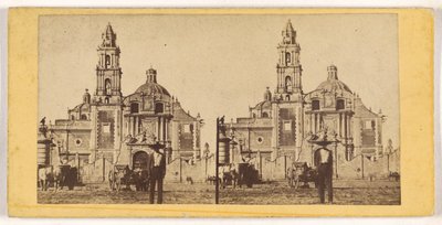 Mexico (Sør-Amerika) St. Dominic-kirken, Mexico by. av Unknown artist
