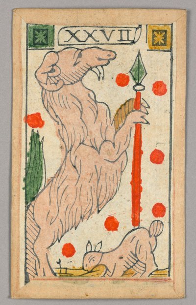 Minchiate (Tarot) spillekort av Unknown artist