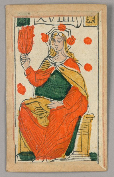 Minchiate (Tarot) spillekort av Unknown artist