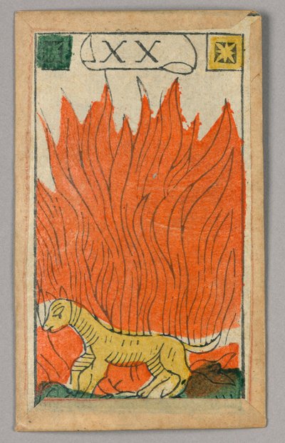 Minchiate (Tarot) spillekort av Unknown artist