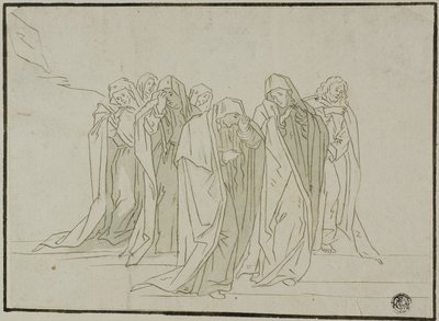 Sørgende figurer av Unknown artist