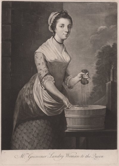 Fru Grosvenor vaskerikvinne til dronningen av Unknown artist