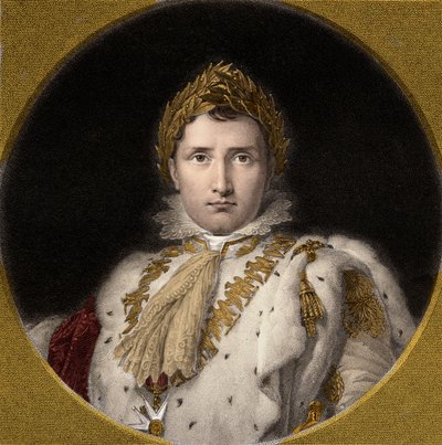 Napoleon Bonaparte 1769-1821 - gravering - 1800-tallet av Unknown artist