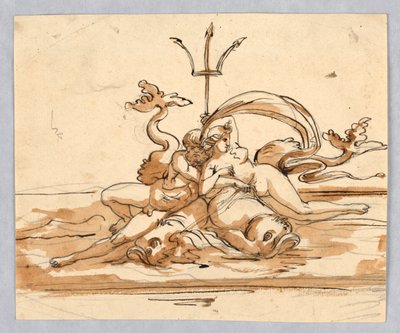 Neptun og amfitritt av Unknown artist