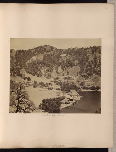 Nynee Tal, før raset, 1881 av Unknown artist
