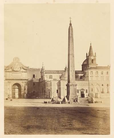 [Obelisk på Folkets plass] av Unknown artist