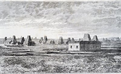 Oljebrønner, Baku, Kaukasus (Nobel) av Unknown artist