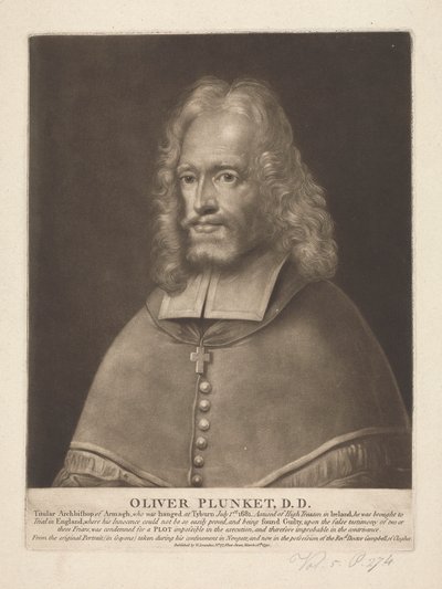 Oliver Plunket av Unknown artist