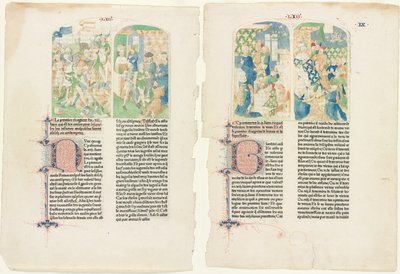 Åpningssider fra Valerius Maximus minneverdige fakta og ordtak av Unknown artist