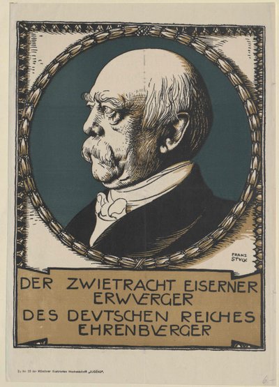 Otto, greve av Bismarck (trykk) av Unknown artist
