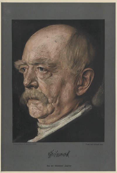 Otto, greve av Bismarck (trykk) av Unknown artist