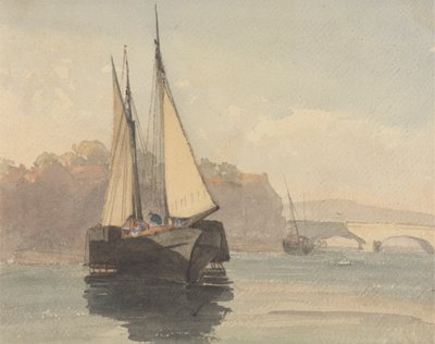Padle Steamer nær Weymouth av Unknown artist