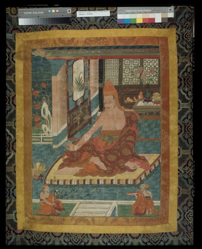 Malt banner (Thangka) av Portrait of Sakya Pandita (1132 - 1251) av Unknown artist