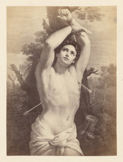 [Maleri som skildrer den hellige Sebastians martyrium] av Unknown artist