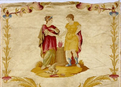 Panel som viser scener fra Alexander den stores liv (356–323 f.Kr.) av Unknown artist