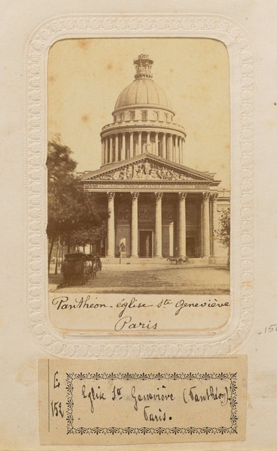 Pantheon - Sainte Geneviève-kirken, Paris av Unknown artist