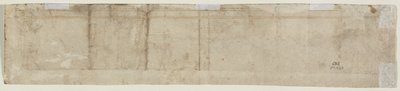 Delvis arkitektonisk studie (verso) av Unknown artist