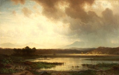 Vilt i myren nær Seeshaupt av Unknown artist