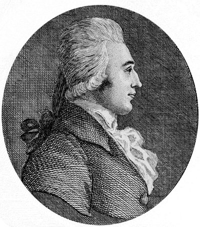 Paul Wranizky (Wranitzky) tsjekkisk komponist, fiolinist og dirigent - Pavel Vranicky (1756 -1808), tsjekkisk komponist og fiolinist av Unknown artist