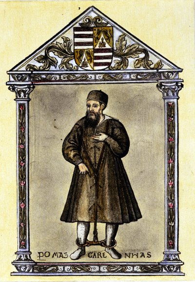 Pedro Mascarenhas (portugisisk navigatør) lenket. av Unknown artist