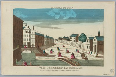Peep-show, Veu de Londun i Touraine av Unknown artist