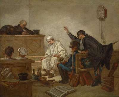 Pierrot i strafferetten av Unknown artist