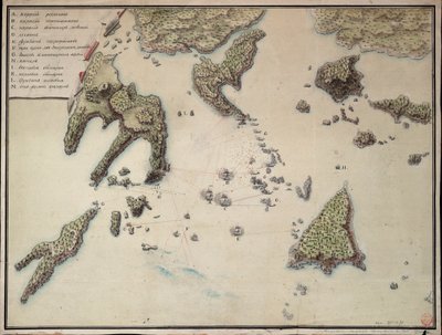 Plan for inntak av Barasound i Finland av Unknown artist