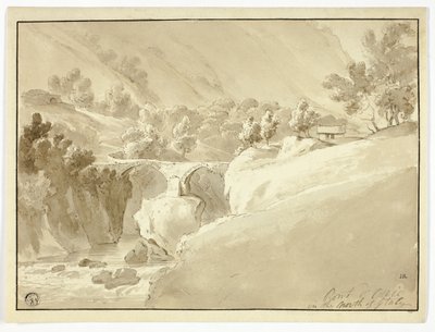 Pont d#39;Orio i Nord-Italia av Unknown artist