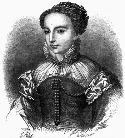 Portrett av Katarina av Medici, dronning av Frankrike av Unknown artist