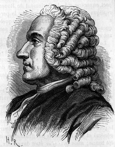 Portrett av Abbe Terray (Terray) fransk statsmann, finanskontrollør (1715-1778). av Unknown artist
