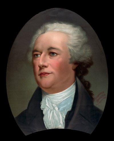Portrett av Alexander Hamilton av Unknown artist