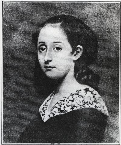 Portrett av Aline Chazal-Tristan av Unknown artist