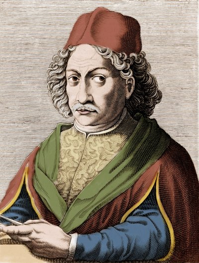 Portrett av Andrea Verrocchio (1435 - 1488). av Unknown artist