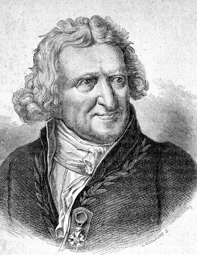 Portrett av Antoine Augustin Parmentier (1737 - 1813), fransk militærfarmasøyt og agronom - i "" Les Contemporains", n.d. slutten av 1800-tallet. av Unknown artist