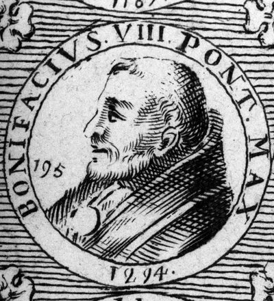 Portrett av Bonifatius VIII av Unknown artist