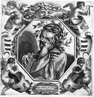 Portrait of Charles Errard (1606-1689), French painter, draftsman and architect av Unknown artist