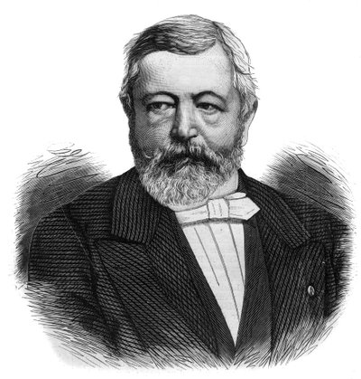 Portrett av Charles de Kerchove av Denterghem (1819–1882) belgisk ingeniør og liberal politiker av Unknown artist