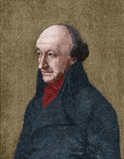 Portrett av Christoph Martin Wieland (1733-1813) tysk poet, oversetter og redaktør. av Unknown artist