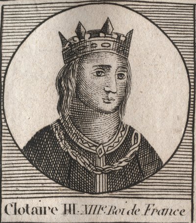 Portrett av Clothaire III av Unknown artist