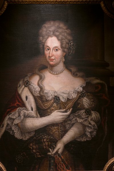 Portrett av Dorotea Sofia av Neoburg av Unknown artist