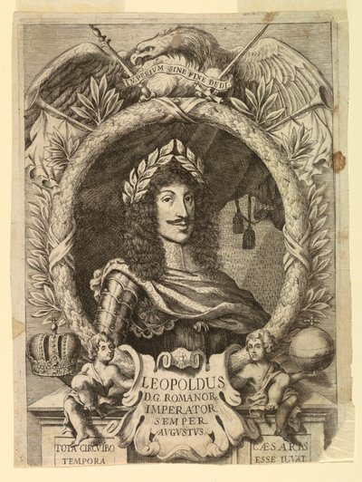 Portrett av keiser Leopold I (1640-1705) av Unknown artist