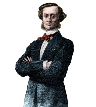 Portrett av Ernest Pinard (1822-1909), fransk politiker, innenriksminister (1868). av Unknown artist