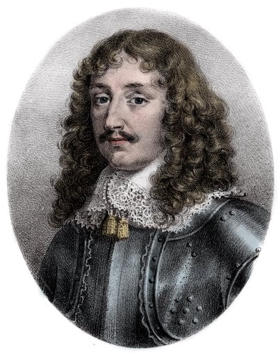 Portrett av Francois VI, hertugen av La Rochefoucauld, Prince de Marcillac (1613-1680), fransk forfatter - Portrait du duc Francois de la Rochefoucauld (1613-1680), fransk forfatter - av Unknown artist